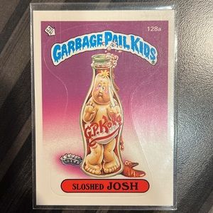 1986 Garbage Pail Kid “Sloshed Josh” Sticker
